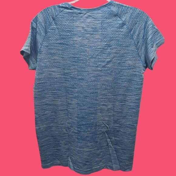 Nike Womens Blue Dri-Fit Short Sleeve Athletic Shirt Blue Color Size Medium - Picture 2 of 9